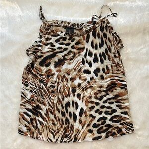 Leopard Print Sleeveless Top Camisole
